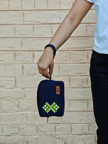 Abhi Tech Case – Denim & Geometry