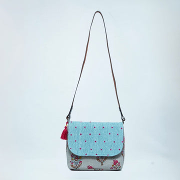 Bina Sling Bag – Gulmohar Bloom