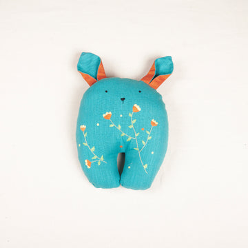 Rabbit Pillow - Blue