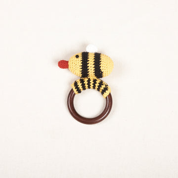 Rattler with Bee - Yellow & Black