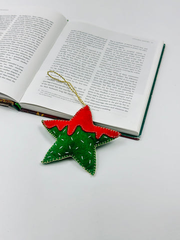 Joyful Christmas Star in Felt