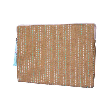 The Kantha Rhythm Laptop Sleeve – Lines That Carry Stories