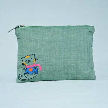 Pocketful of Whimsy – Embroidered Pouch