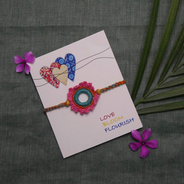 Handcrafted Colorful Ring Rakhi