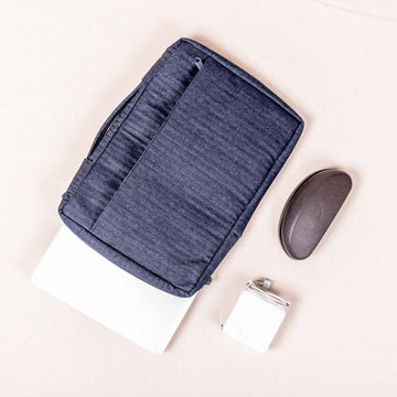 Sahiba Laptop Sleeve - Denim