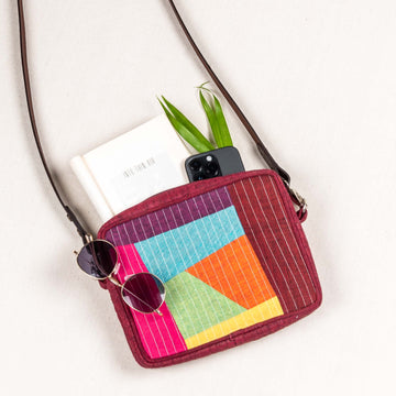 BiMu Box Sling Bag - Patchwork