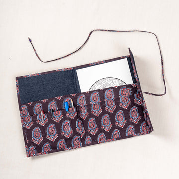 Aradhika Document Holder - Denim