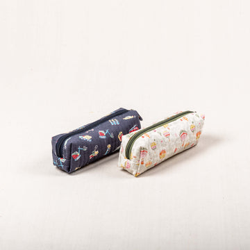 Lucky Pencil Pouch - Car Fabric