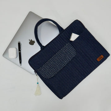 Swaran Sleeve – Kantha Pocket Edition Denim