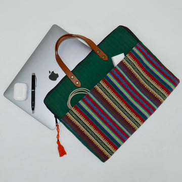 Swaran Sleeve – Forest Jacquard Zip