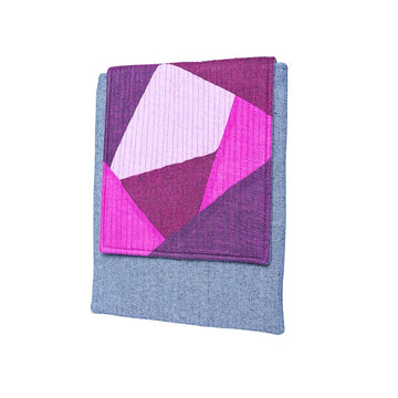 The Flap Patch Laptop Sleeve – A Pop of Geometry - Pink Pop