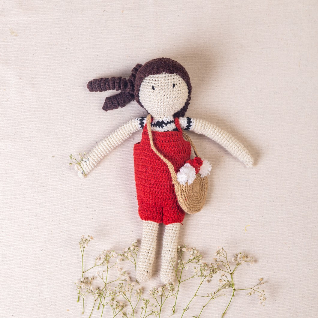 Crochet Dolly - Red