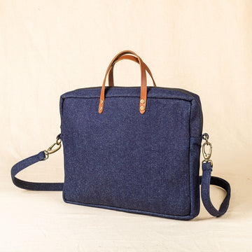 Laptop Bag Denim Kantha