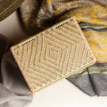 Handwoven Trunk Gold - Small