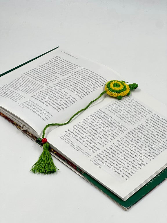 Turtle Trails – Hand-Crocheted Bookmark