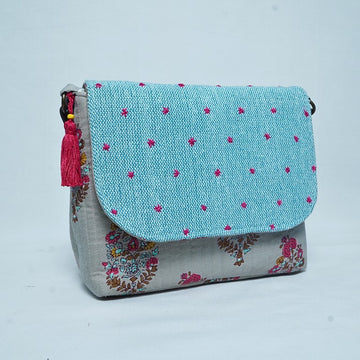 Bina Sling Bag – Gulmohar Bloom