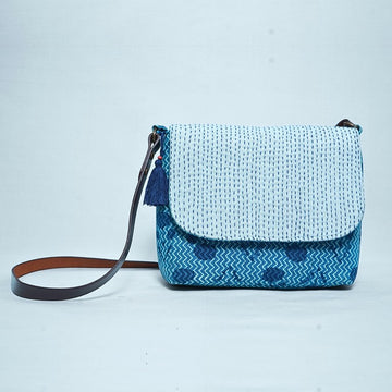 Bina Sling Bag – Indigo Drift