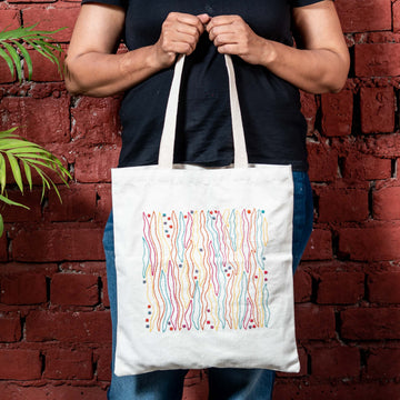 Canvas Tote Bag - Waves