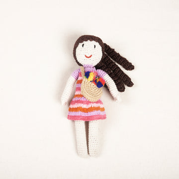 Crochet Dolly - Pink Dress