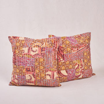 Cushion Cover - Patchwork Yellow