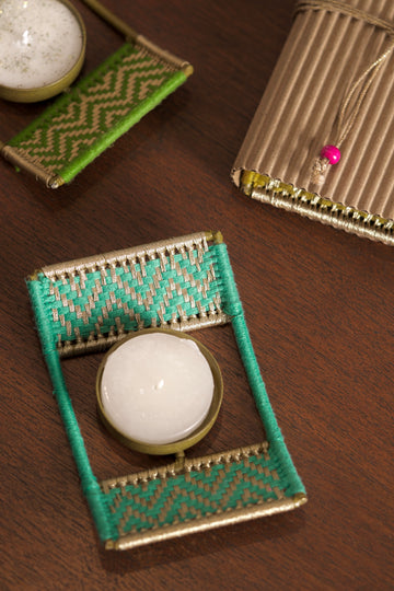 Little Glow – Handwoven Candle Holder (Lamp)