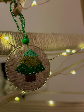 Embroidered Tree - Christmas