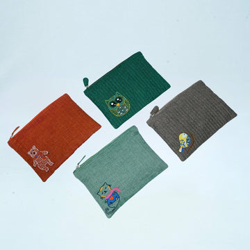 Pocketful of Whimsy – Embroidered Pouch