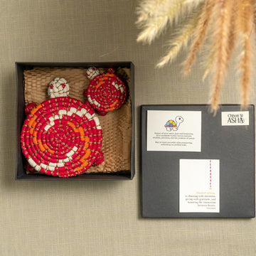 Twin Turtle Prosperity Gift Bundle (Basket)