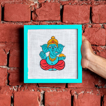 Wall Frame - Embroidered (Ganesh Ji)