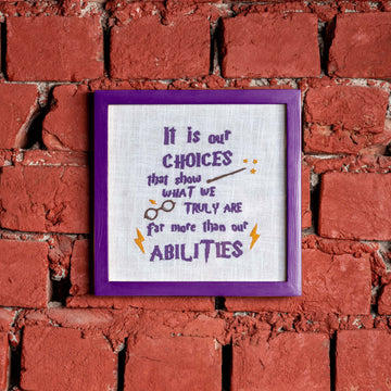 Wall Frame - Embroidered Harry Potter 2