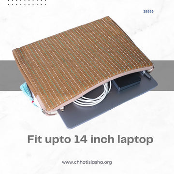 The Kantha Rhythm Laptop Sleeve – Lines That Carry Stories