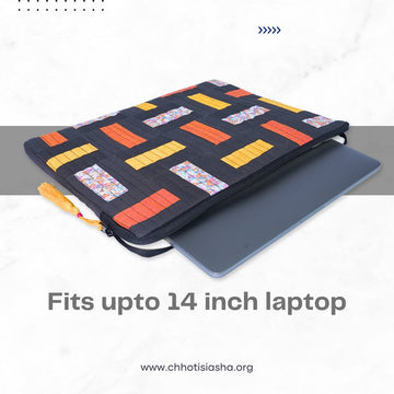 The Sargam Patch Laptop Sleeve – Green