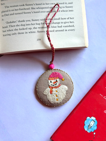 Embroidered Snowman - Christmas