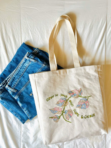 Ankita Canvas Tote - Grow in your own shape and colour