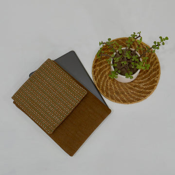 Threadscape iPad Sleeve – Brown Denim