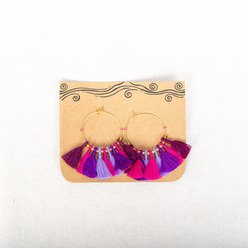 Earring - Thready Hoop