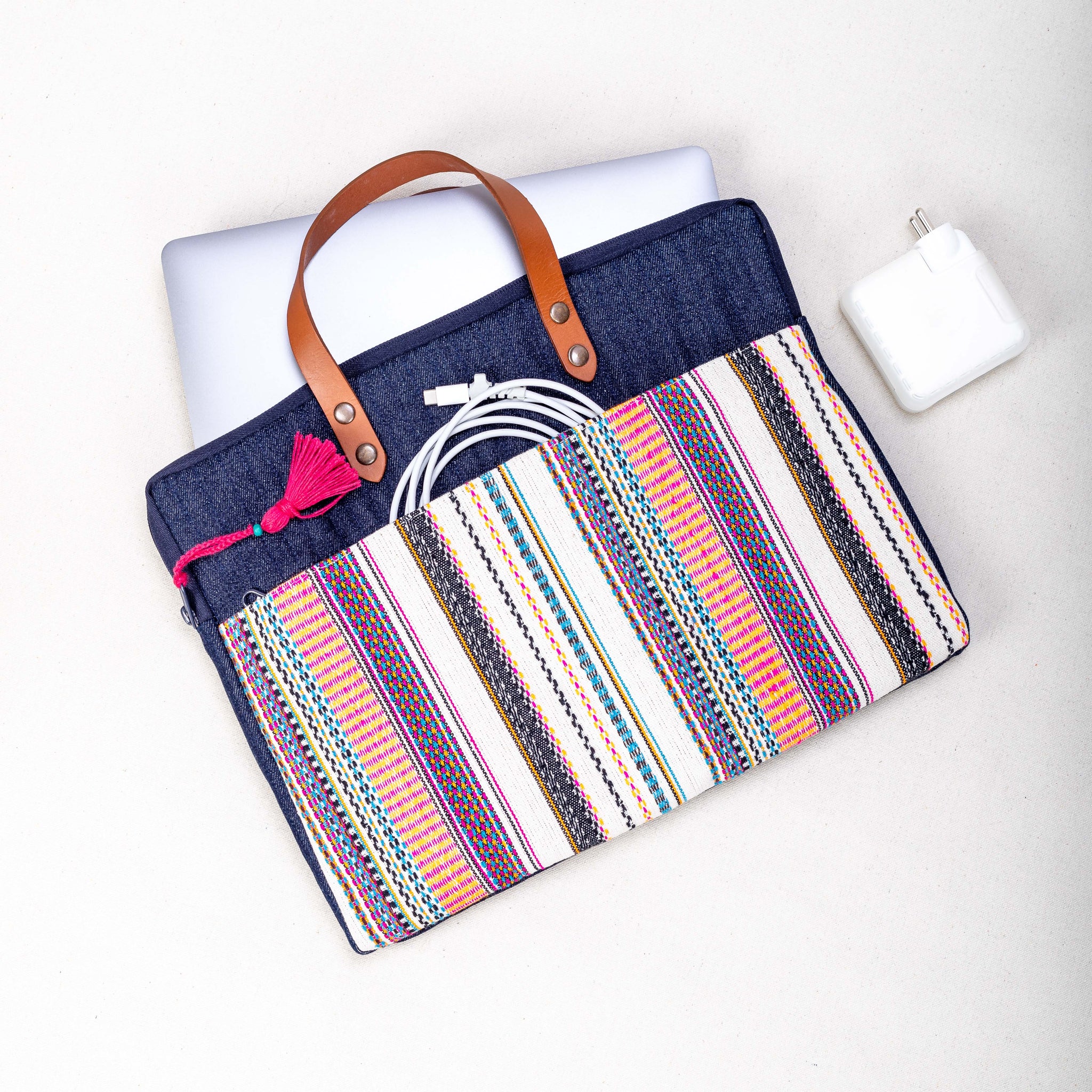 Swaran Laptop Sleeve - Denim