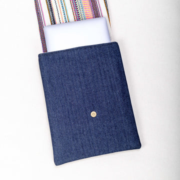 Denim It Up Vertical Laptop Sleeve