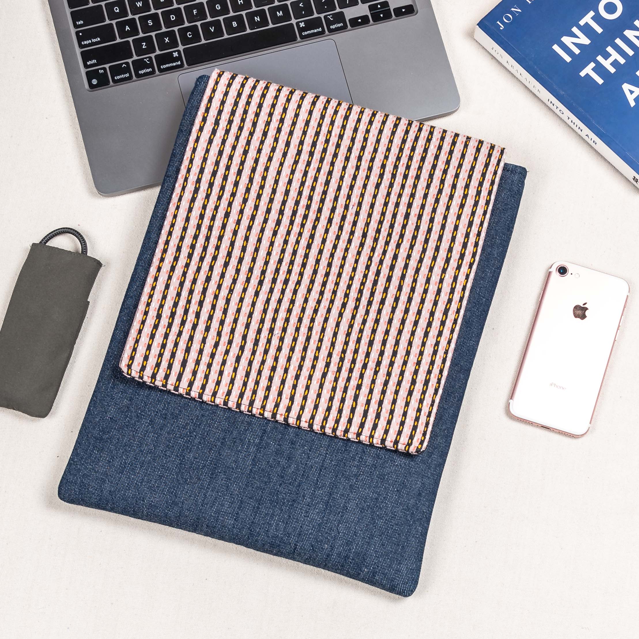 Vertical Laptop Sleeve Denim