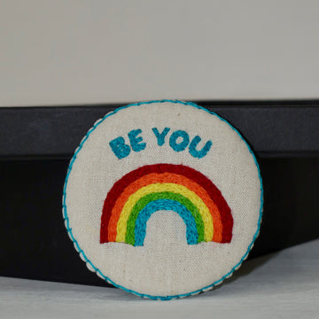 Be You Embroidered Magnet