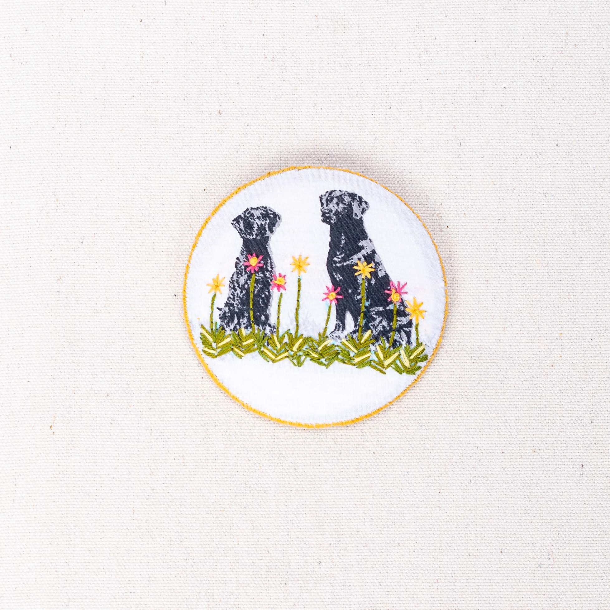 Magnet - Dog (Embroidered)