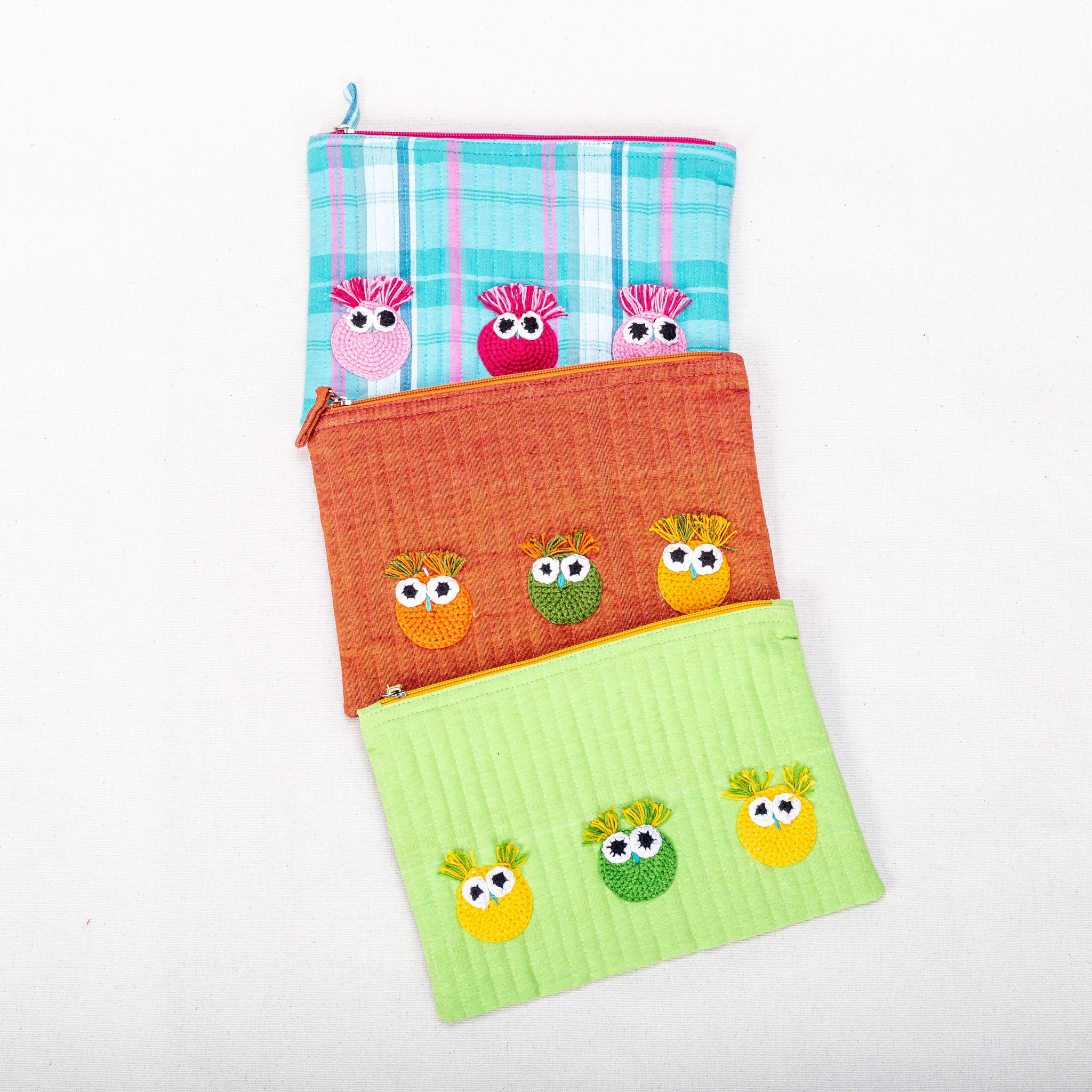 Owl Motif Pouch