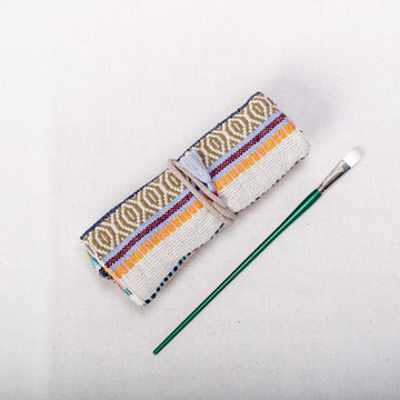 Pencil/Brush Roll - Dari Fabric