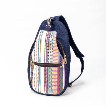 Jas crossbody Bag - Blue Denim