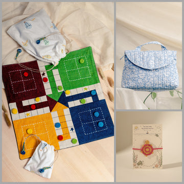 "Slow and Steady Wins the Sibling Rivalry" Rakhi Gift Bundle