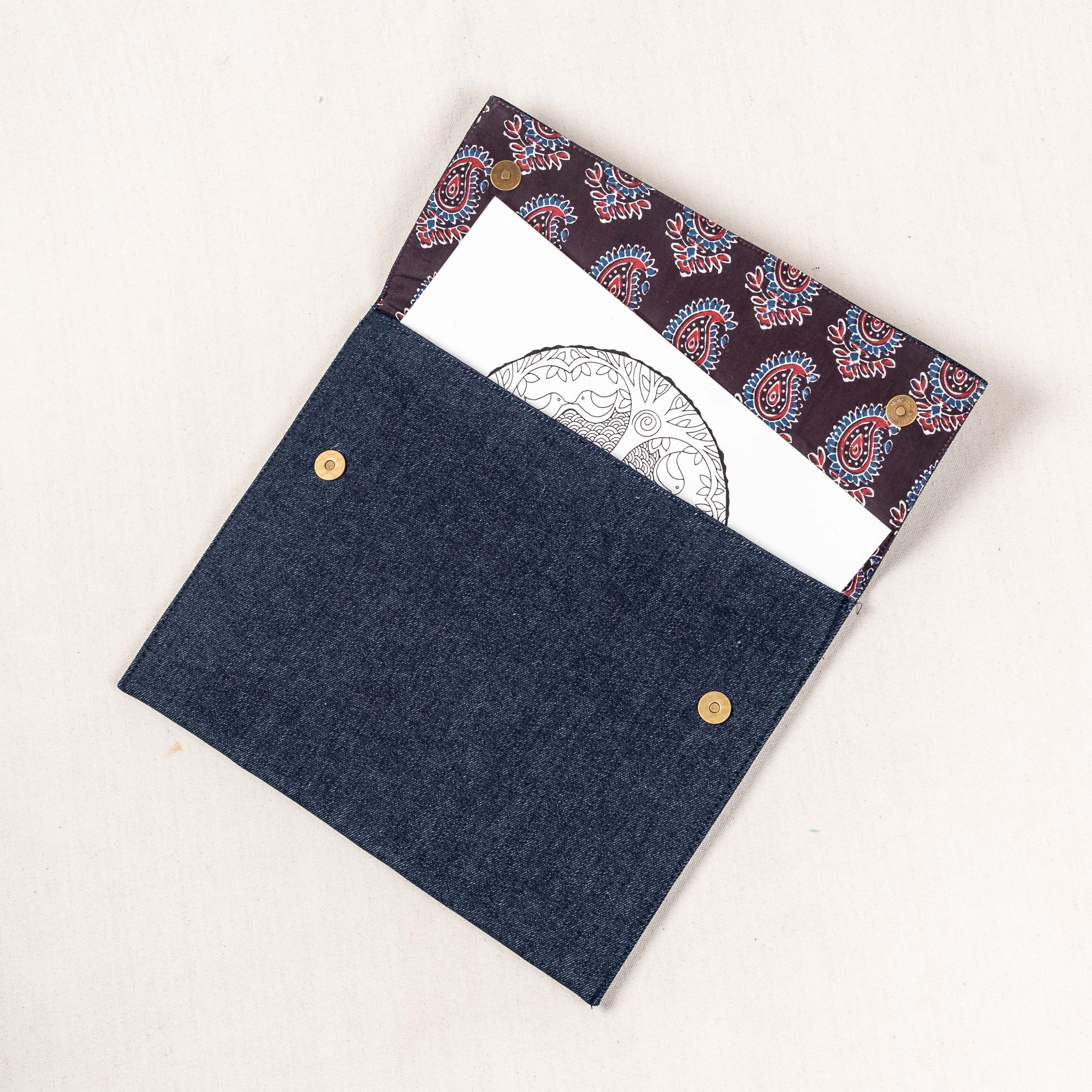 DV Document Holder - Denim