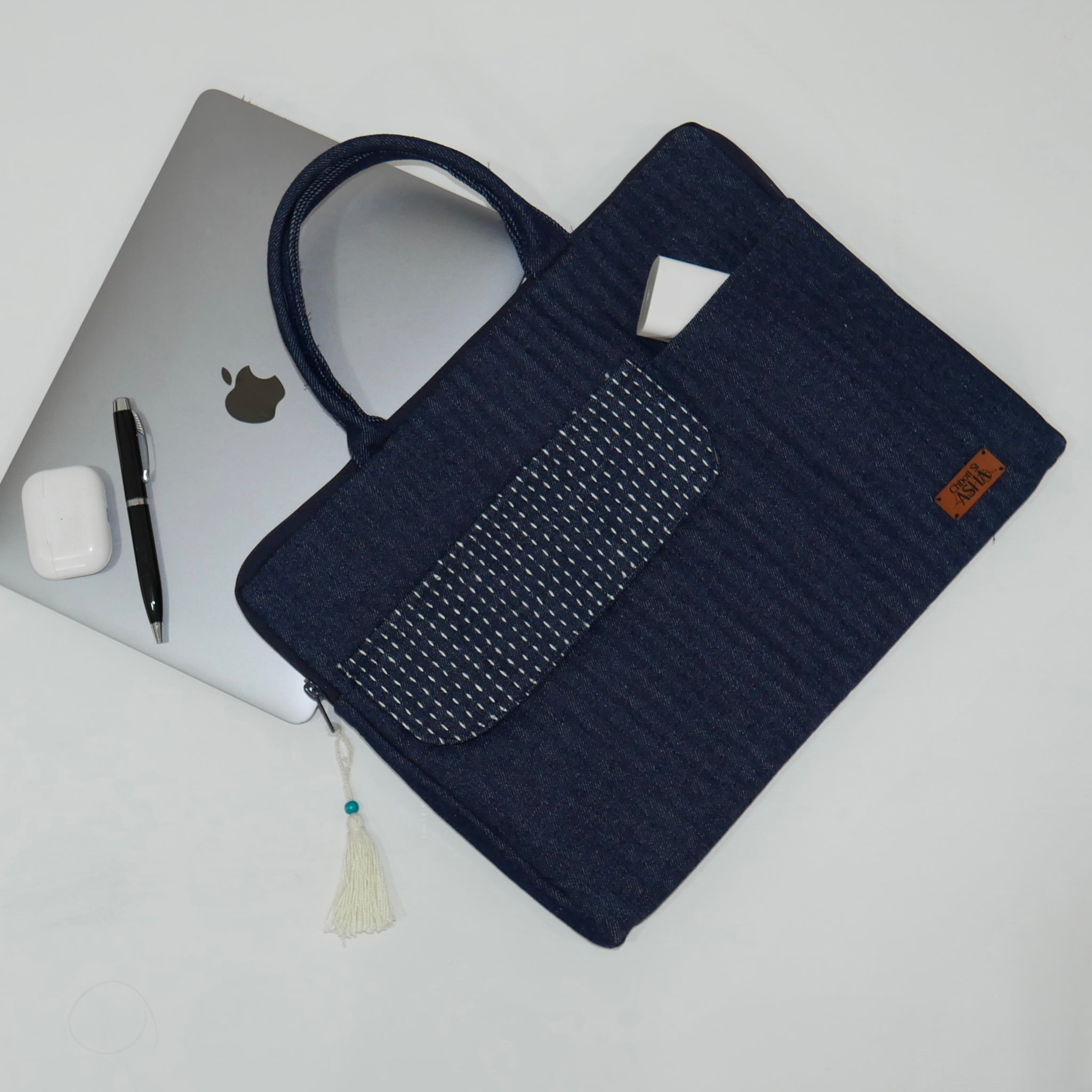 Swaran Sleeve – Kantha Pocket Edition Denim