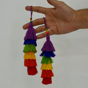 Rainbow Tassel Charm