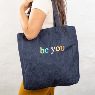 Ankita Tote Bag - Denim - Be You