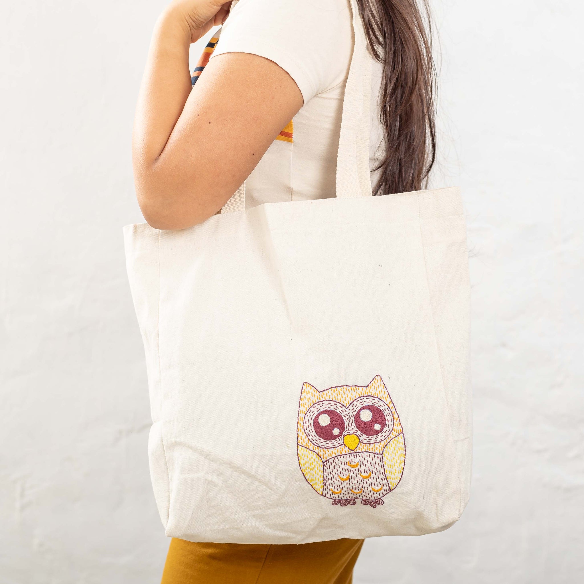 Ankita Tote Bag - Canvas - Owl